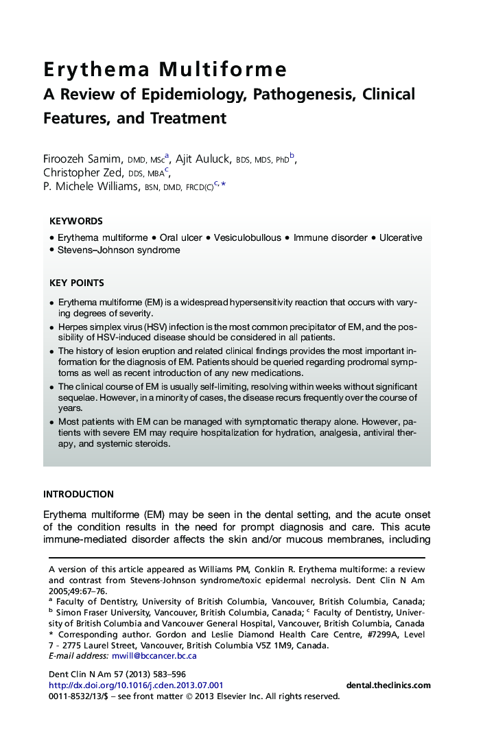 Erythema Multiforme