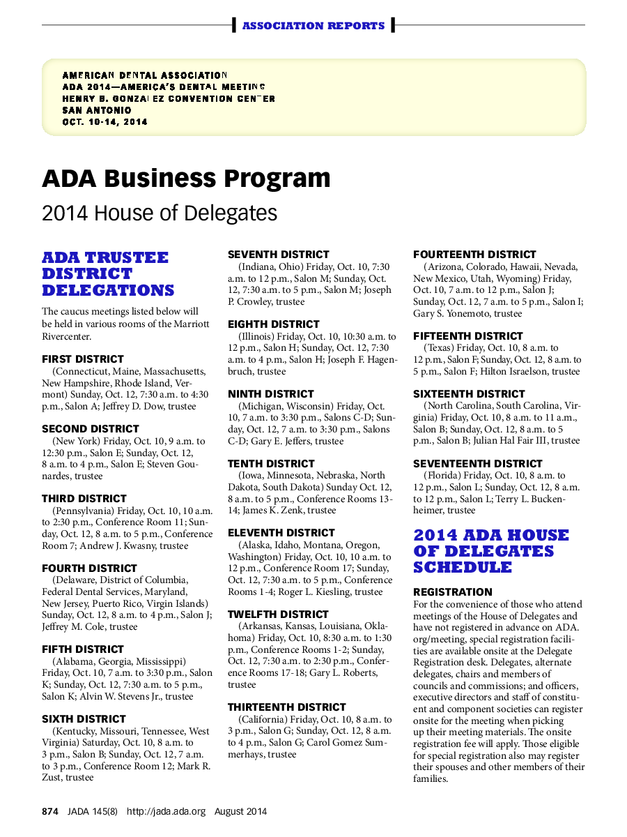 ADA Business Program