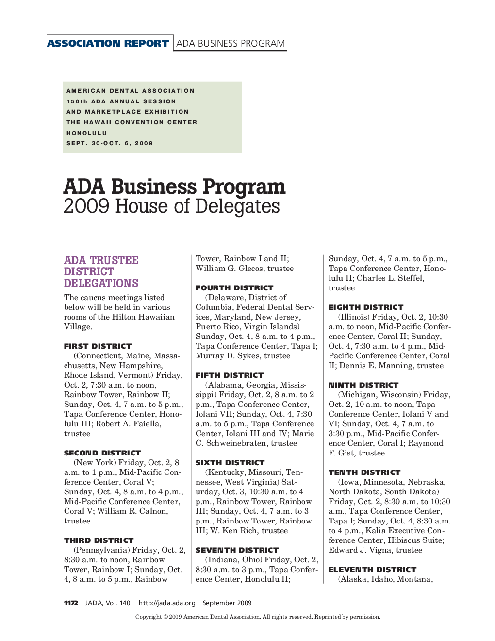 ADA Business Program