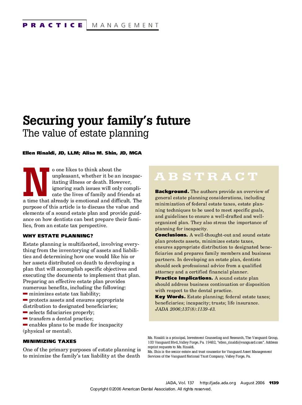 Securing your family's future