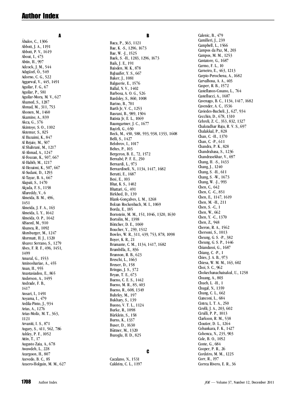 Author Index
