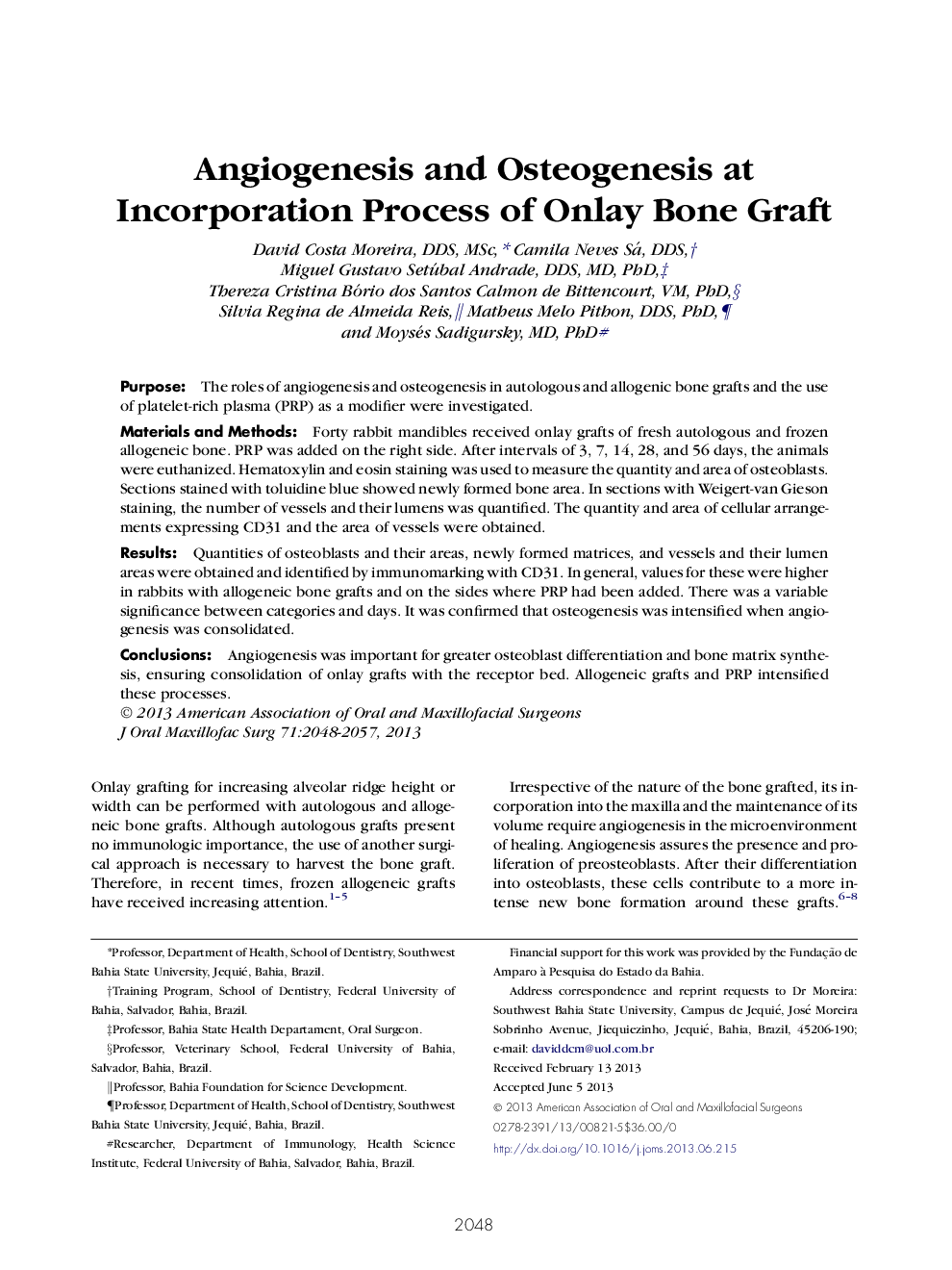 Angiogenesis and Osteogenesis at Incorporation Process of Onlay Bone Graft 