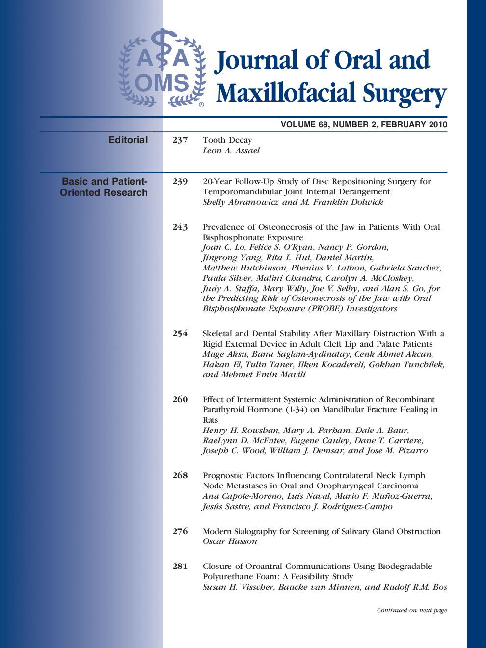 عکس صفحه اول مقاله: Table of Contents Table of Contents