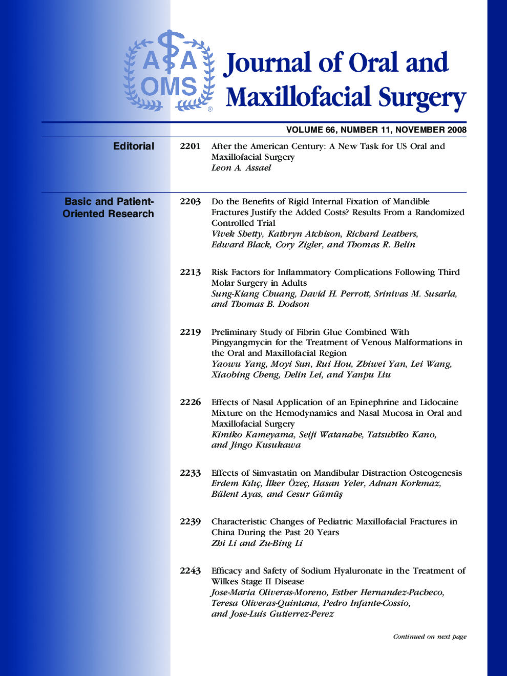 عکس صفحه اول مقاله: Table of Contents Table of Contents