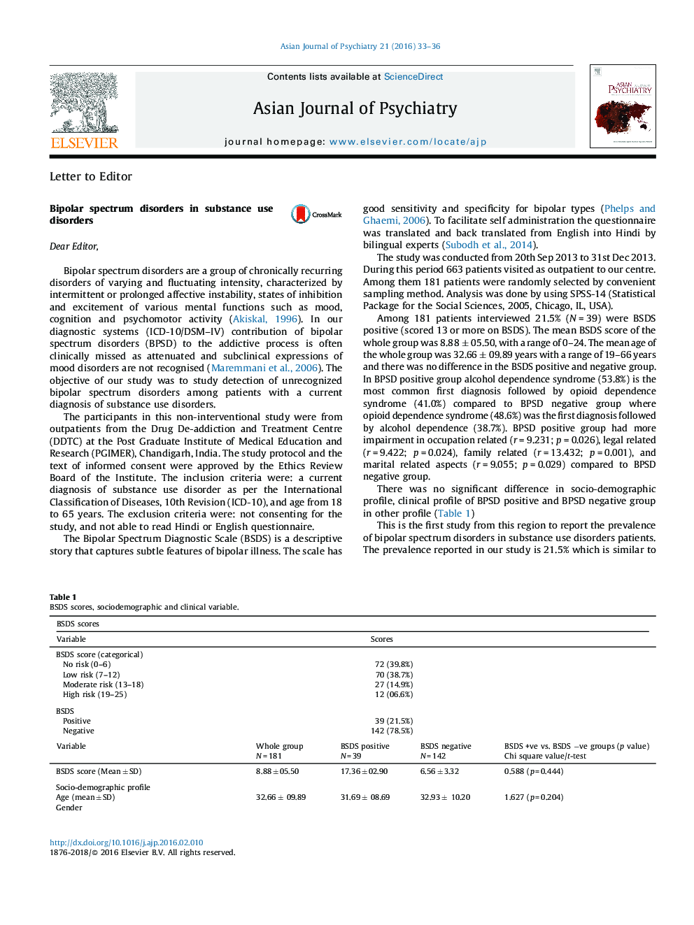 Bipolar spectrum disorders in substance use disorders