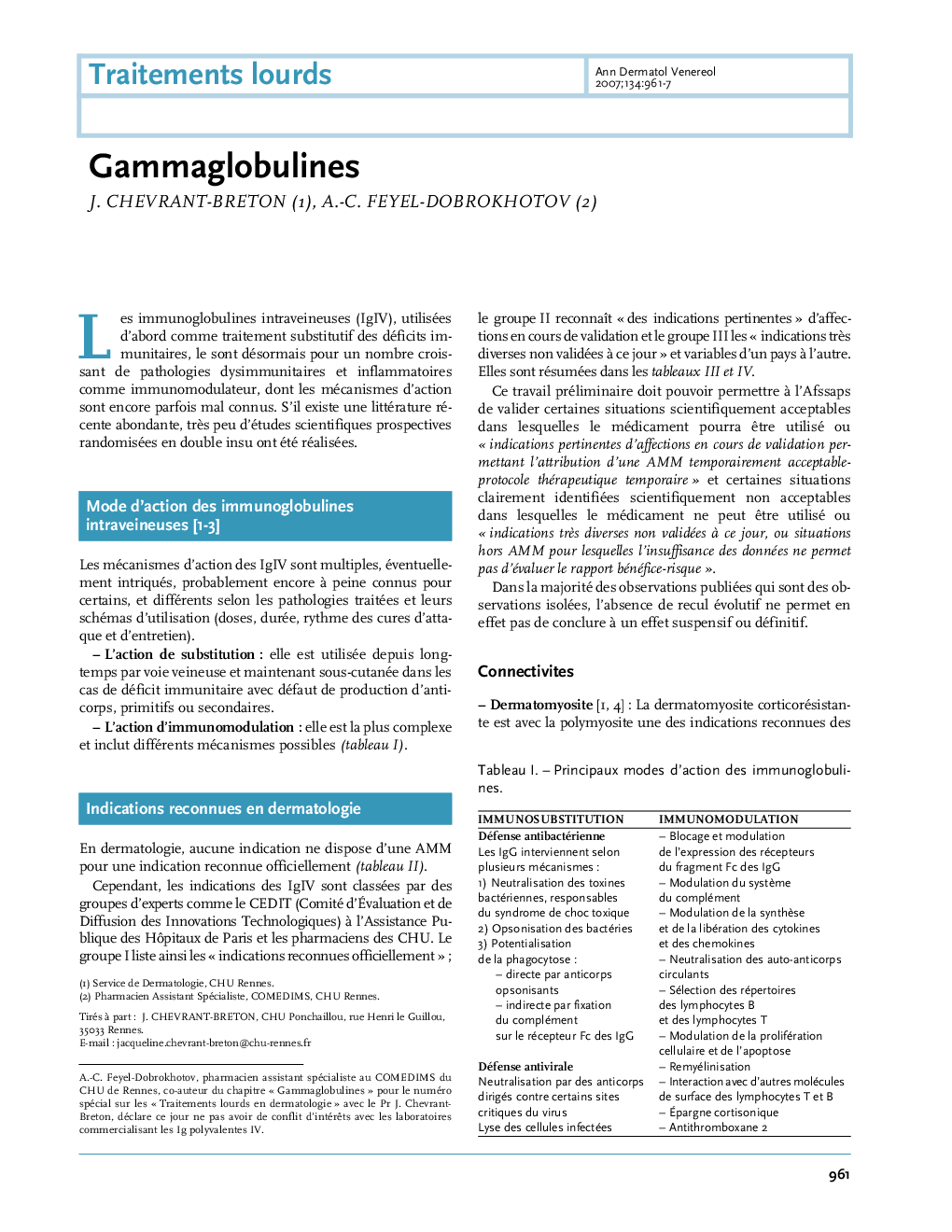 Gammaglobulines