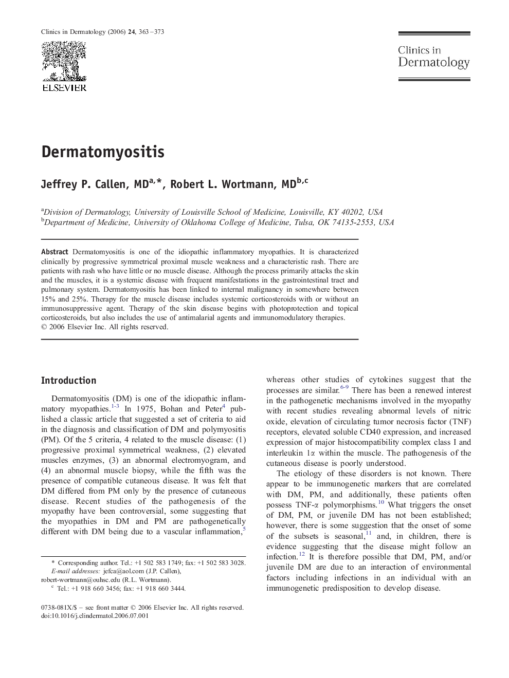 Dermatomyositis