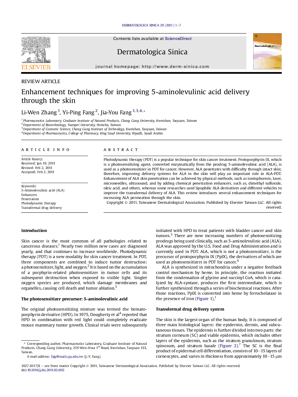 Enhancement techniques for improving 5-aminolevulinic acid delivery through the skin