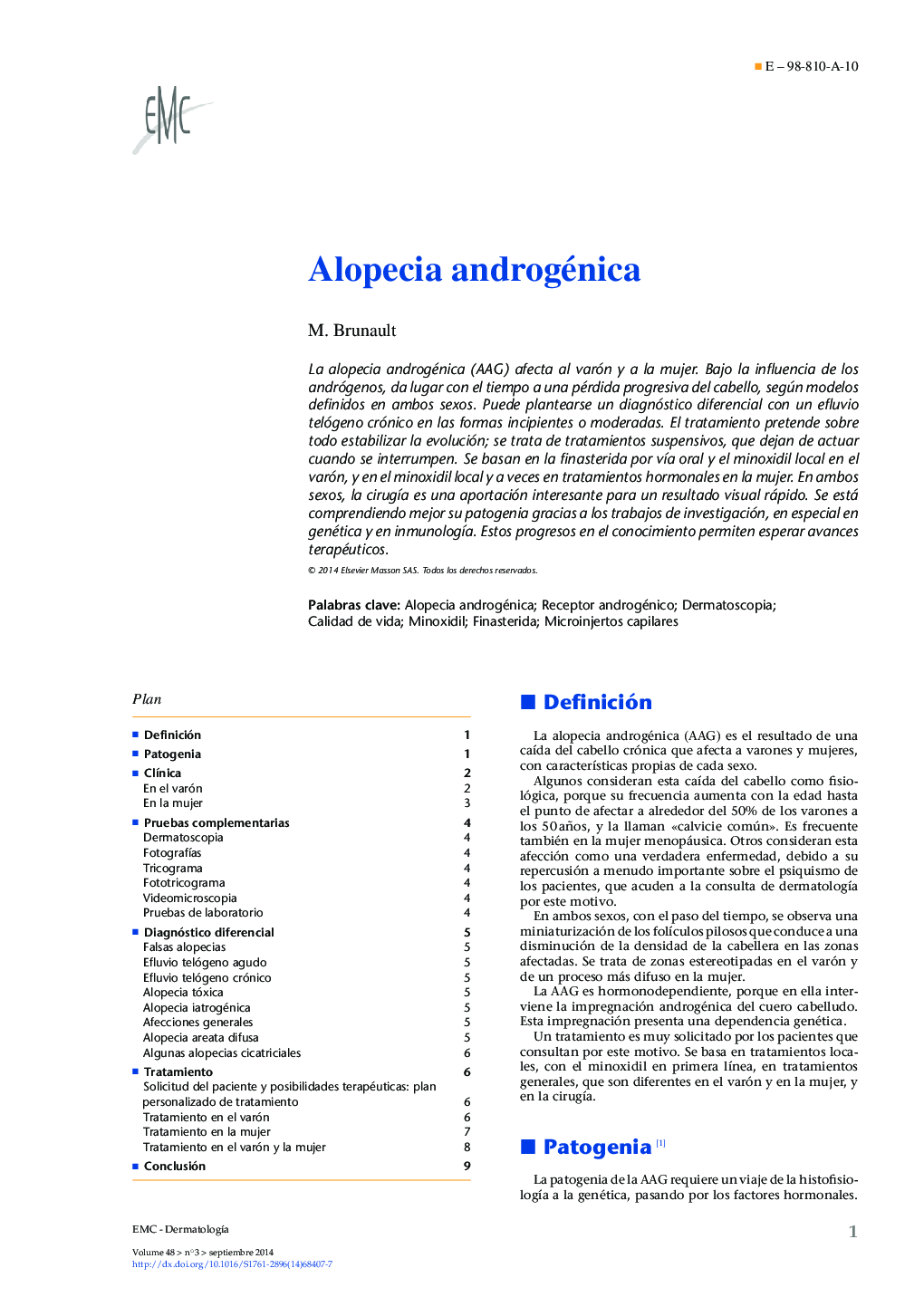 Alopecia androgénica