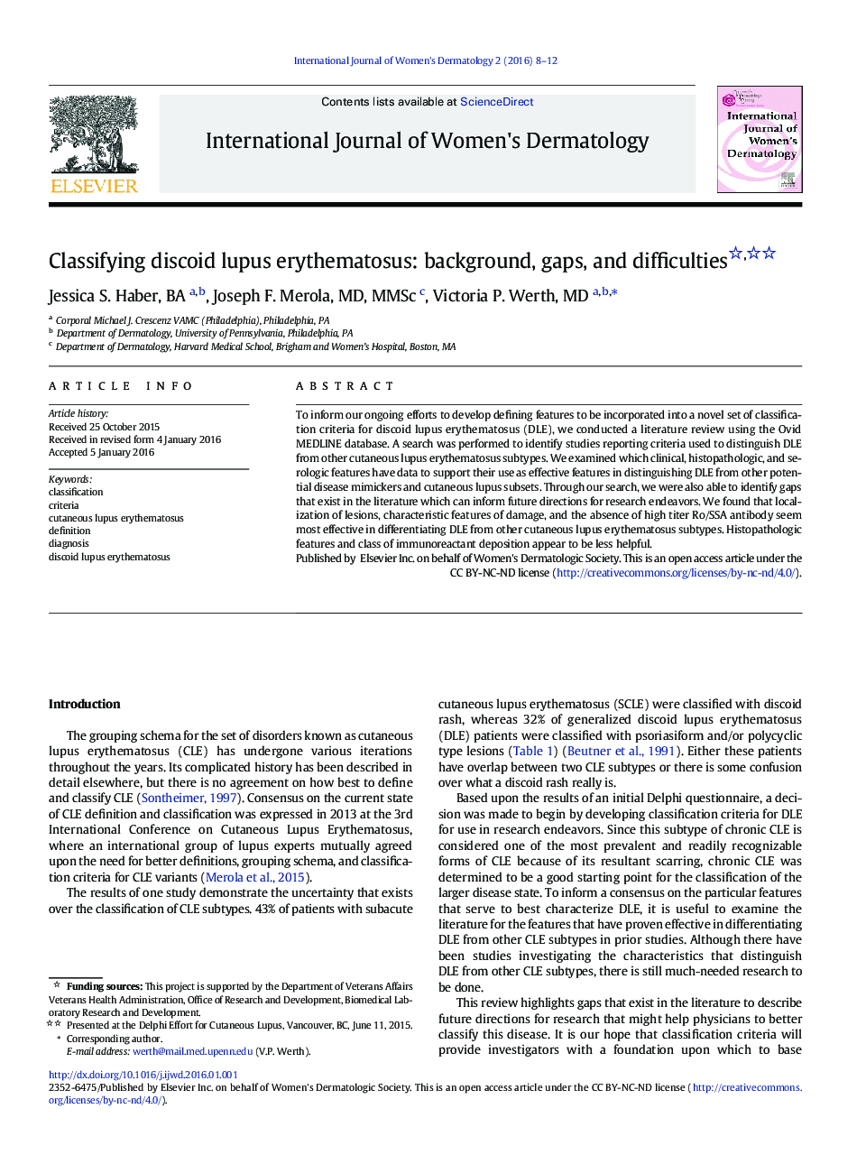 Classifying discoid lupus erythematosus: background, gaps, and difficulties 