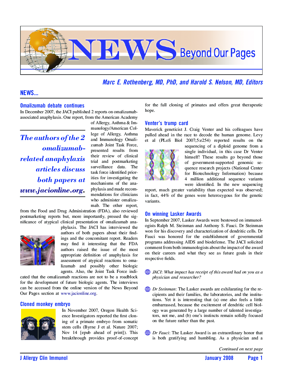 عکس صفحه اول مقاله: News Beyond Our Pages News Beyond Our Pages