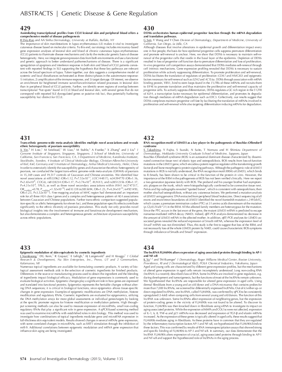 Genetic Disease & Gene Regulation