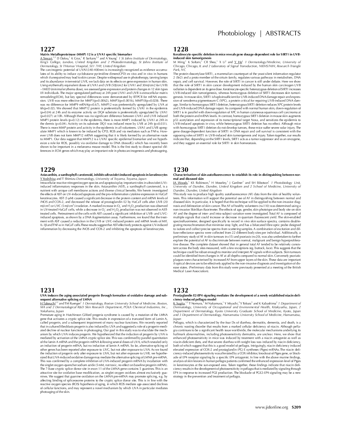 Photobiology