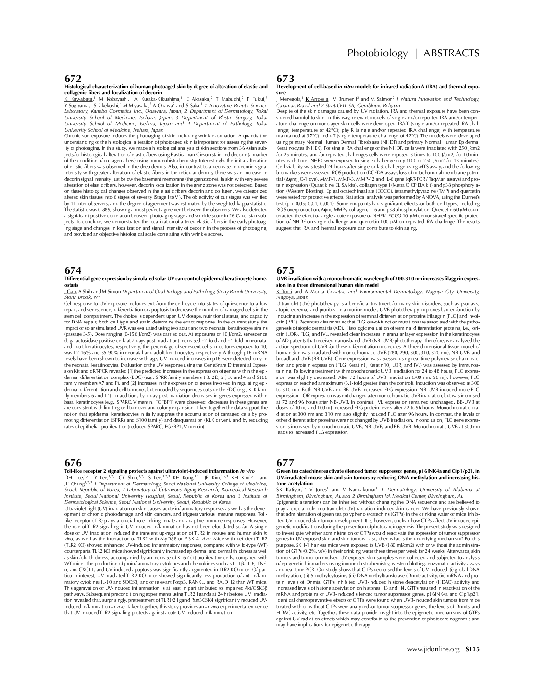 Photobiology