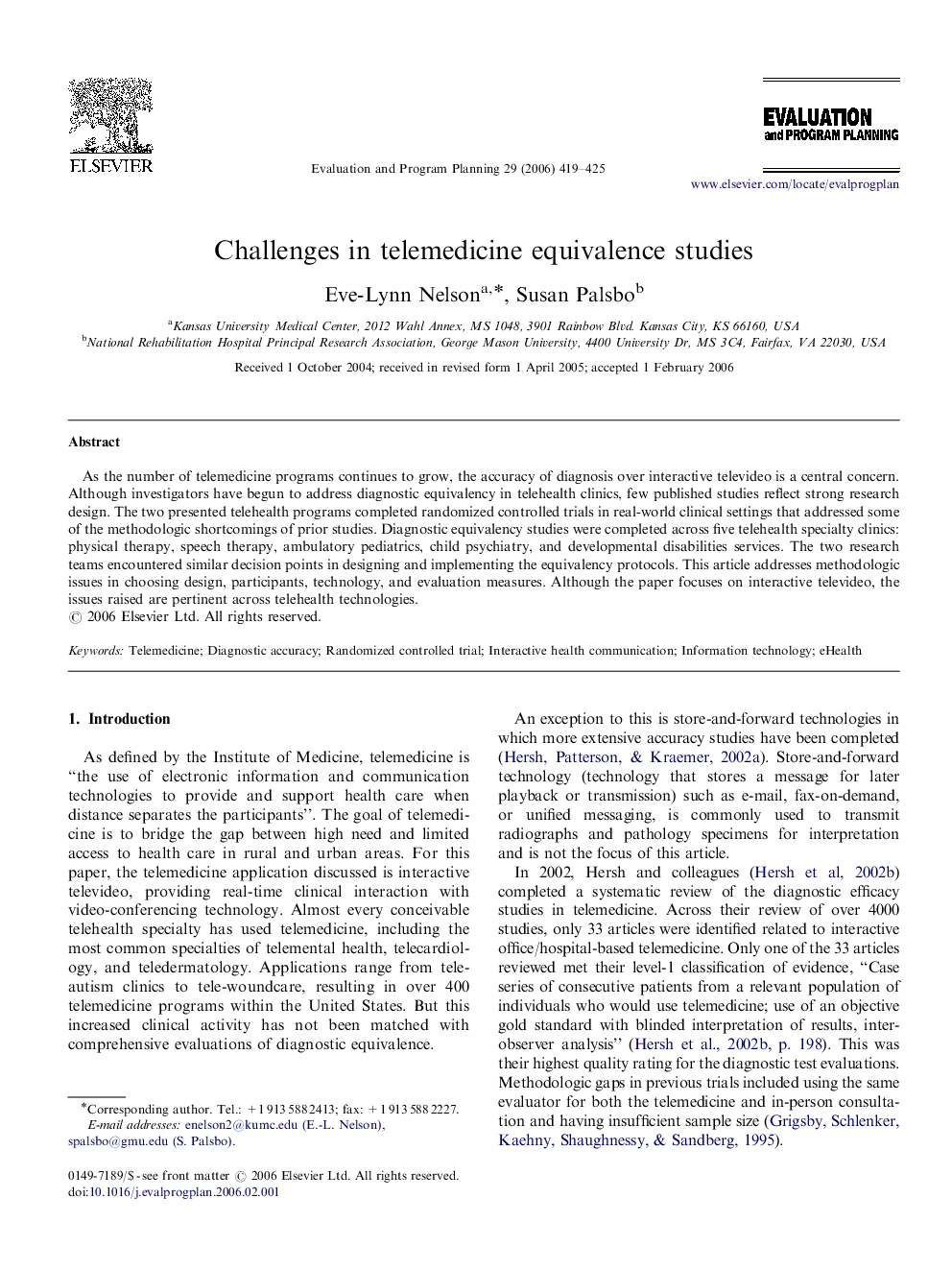 Challenges in telemedicine equivalence studies