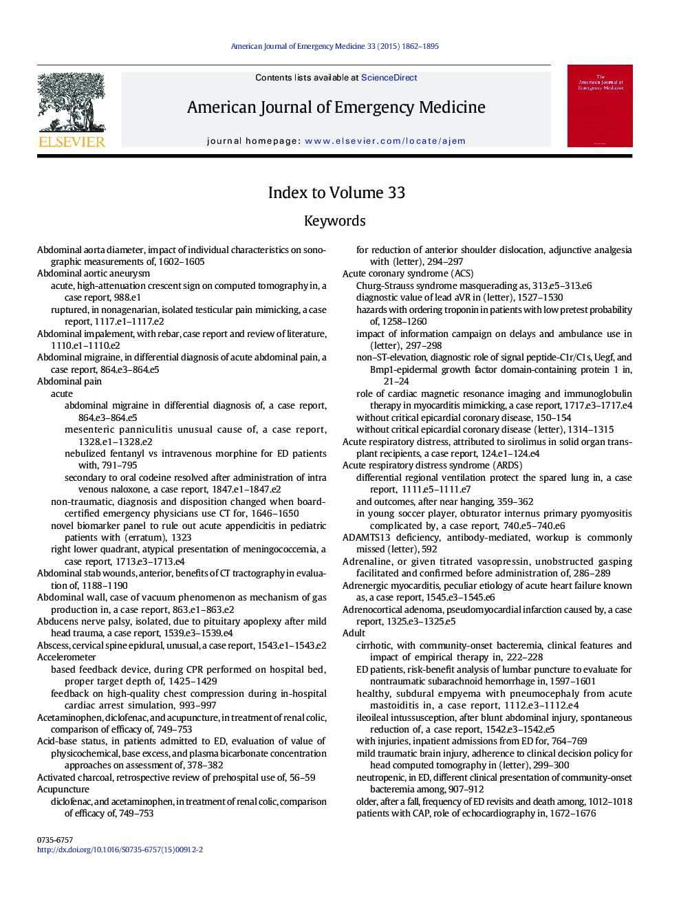 Subject Index