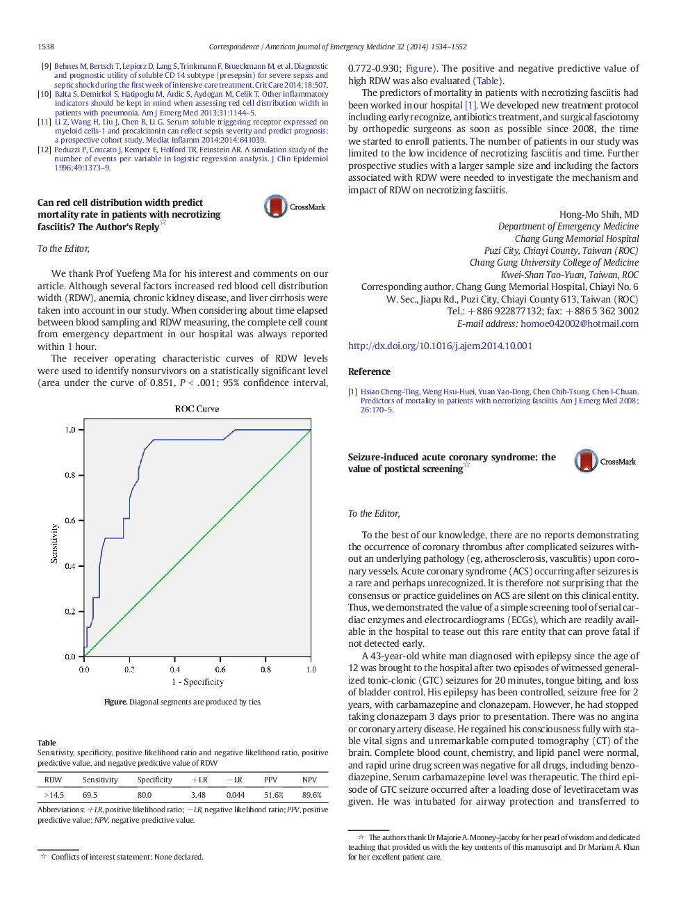 Seizure-induced acute coronary syndrome: the value of postictal screening