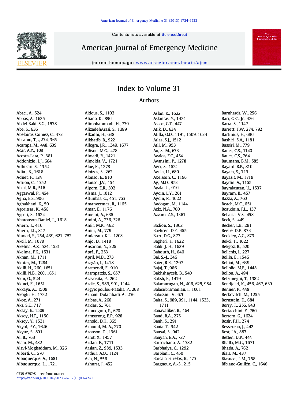 Author Index