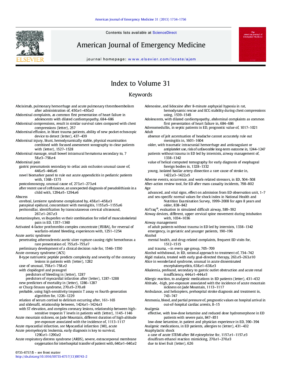Subject Index