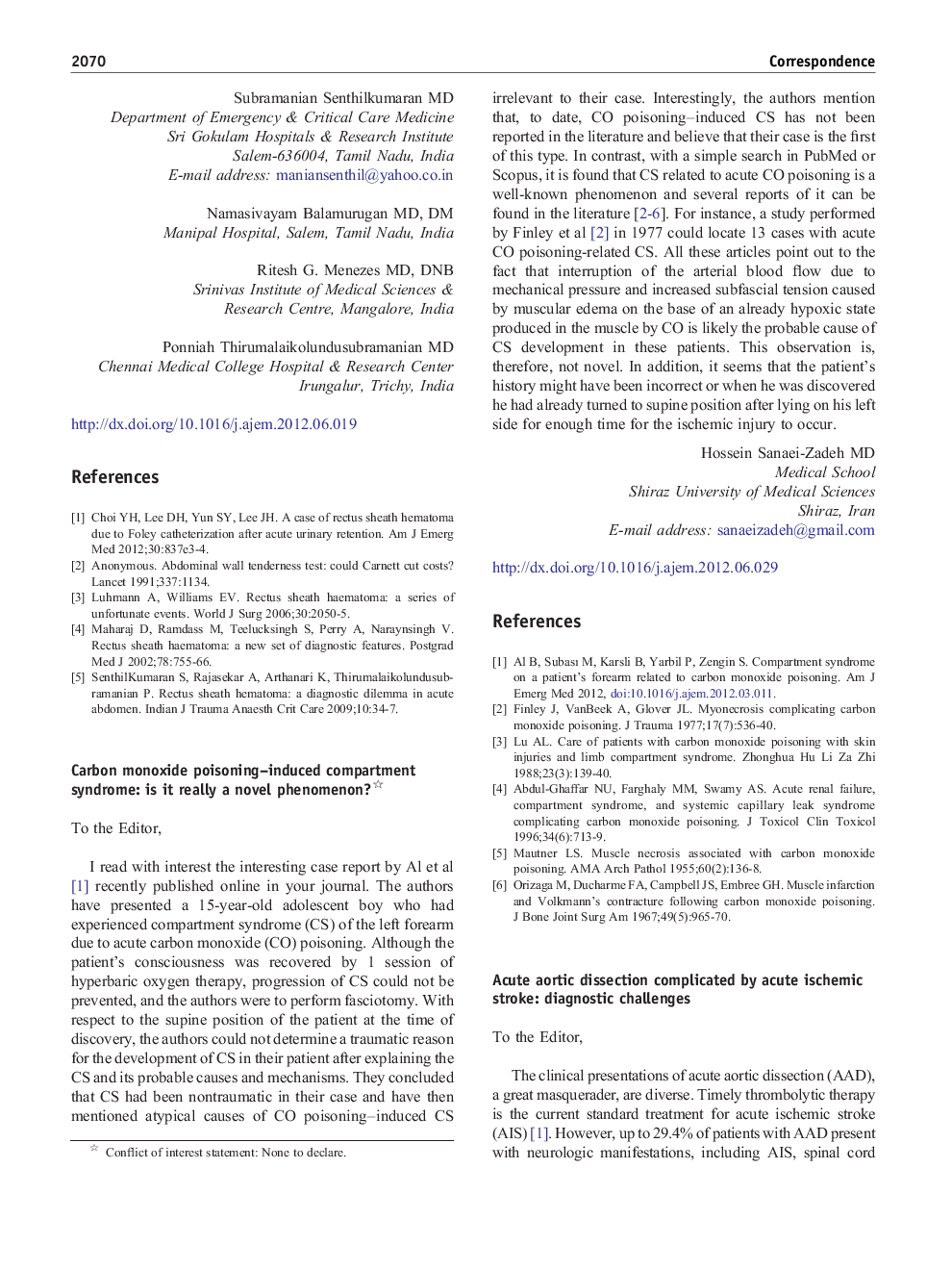 Acute aortic dissection complicated by acute ischemic stroke: diagnostic challenges