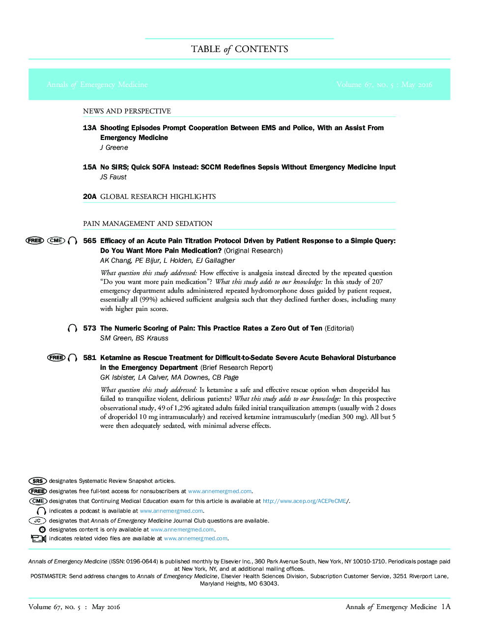 Table of Contents