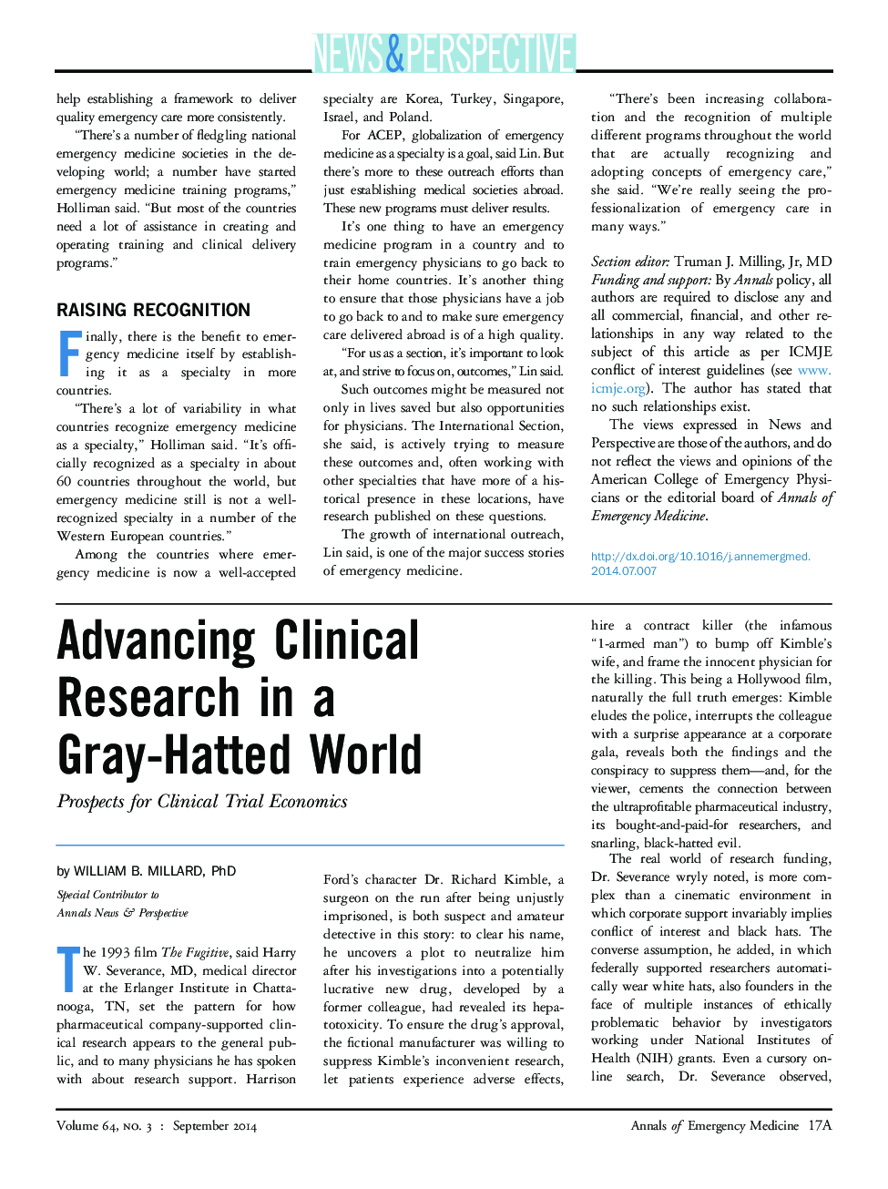 Advancing Clinical Research in a Gray-Hatted World