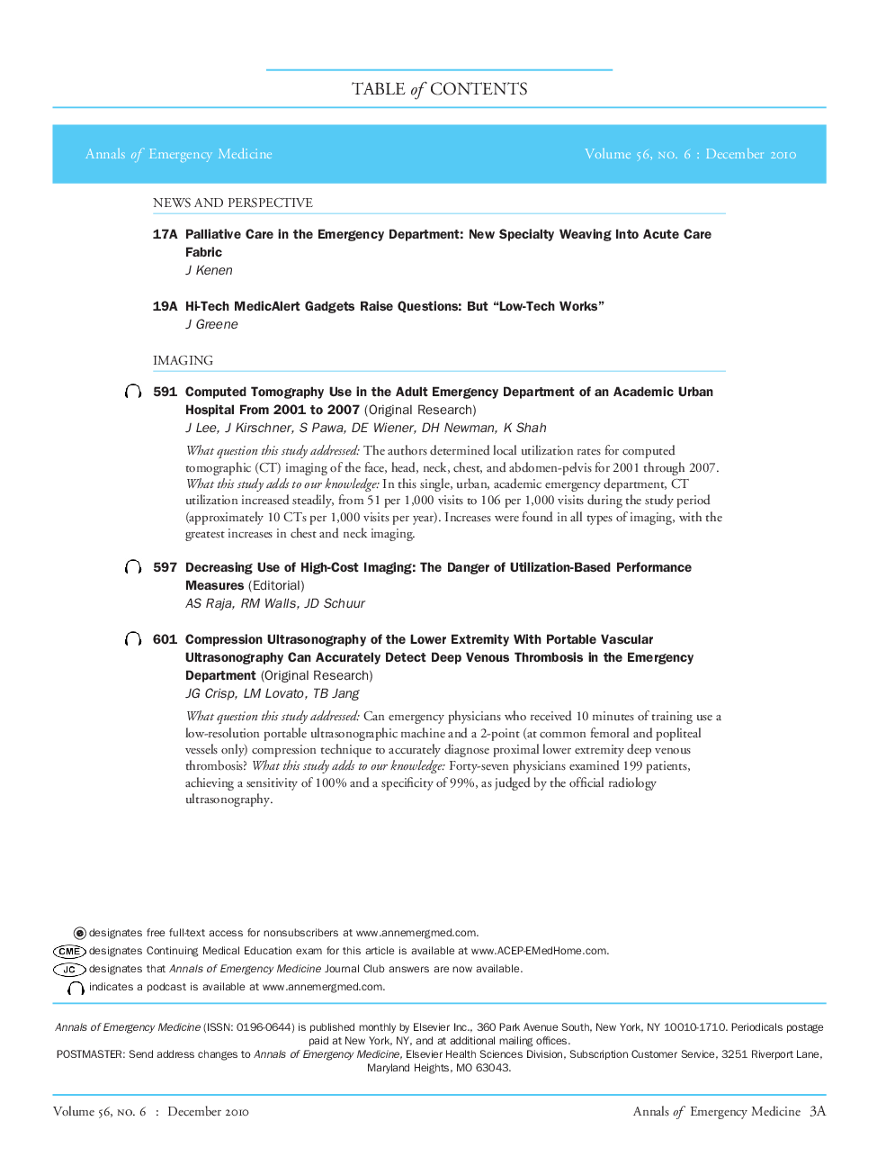 Table of Contents