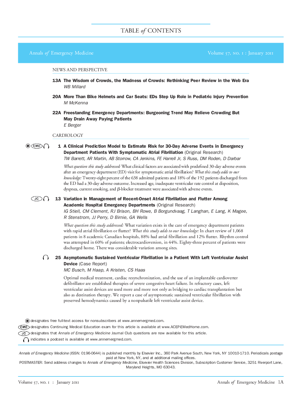 Table of Contents