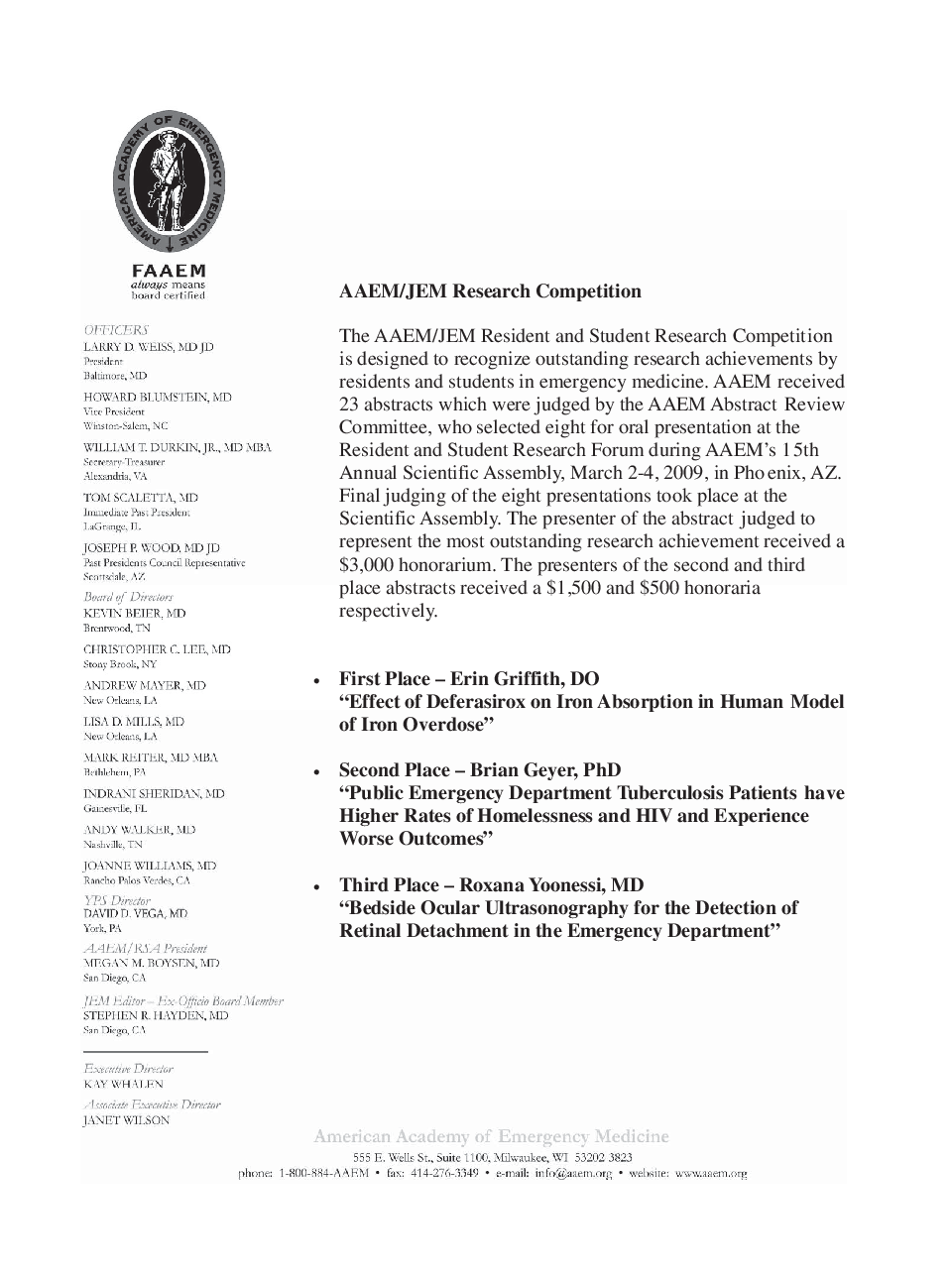 AAEM/JEM Research Competition