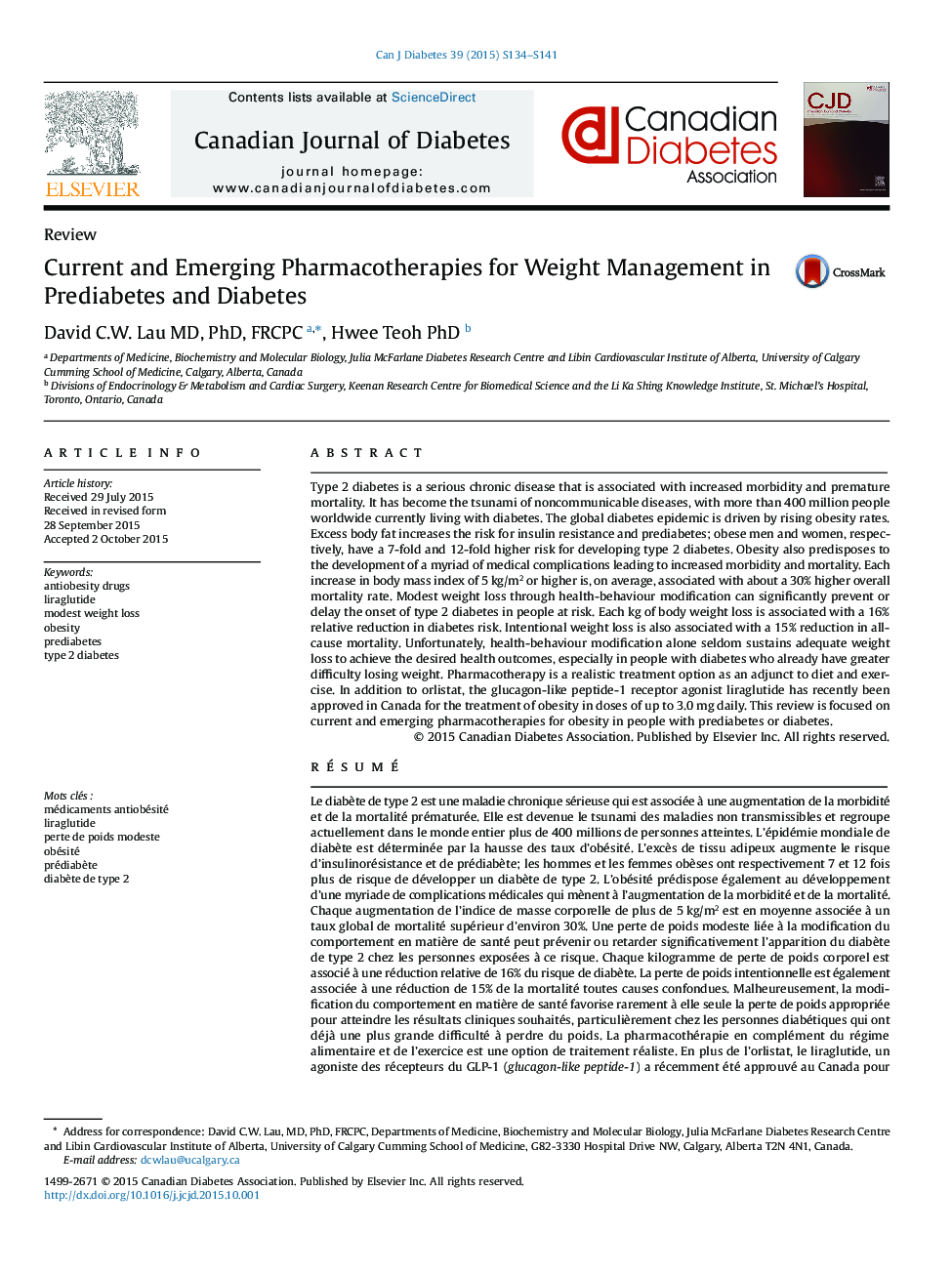 Current and Emerging Pharmacotherapies for Weight Management in Prediabetes and Diabetes