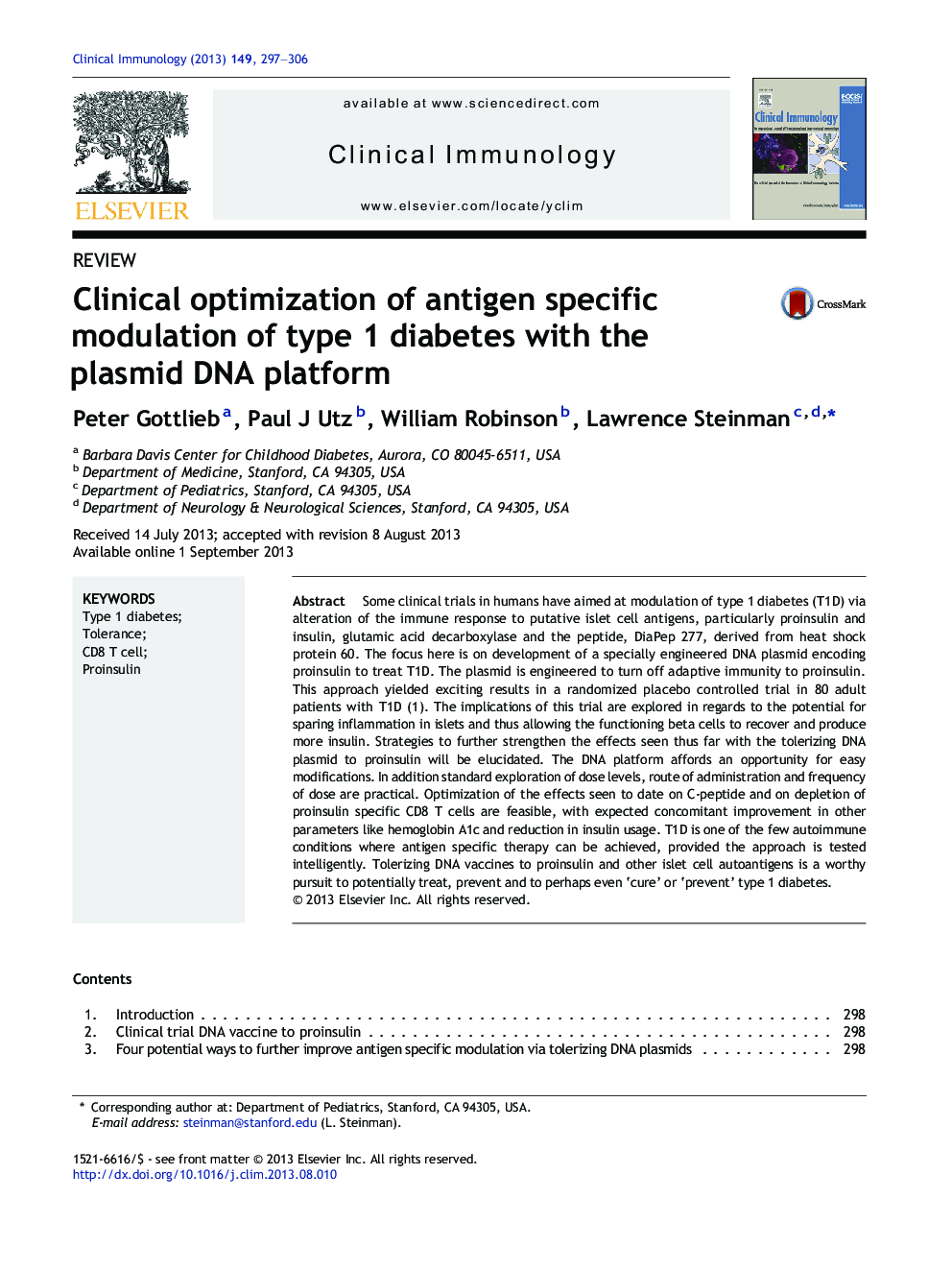 Clinical optimization of antigen specific modulation of type 1 diabetes with the plasmid DNA platform