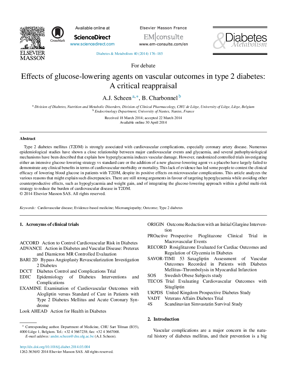 Effects of glucose-lowering agents on vascular outcomes in type 2 diabetes: A critical reappraisal