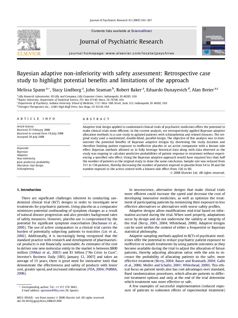 Bayesian adaptive non-inferiority with safety assessment: Retrospective case study to highlight potential benefits and limitations of the approach