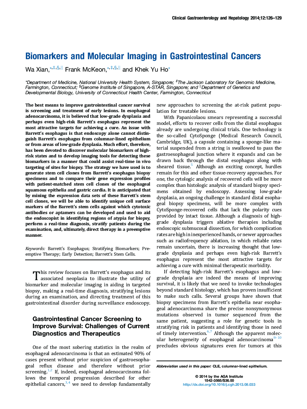 بیومارکرها و تصویربرداری مولکولی در سرطانهای دستگاه گوارش 