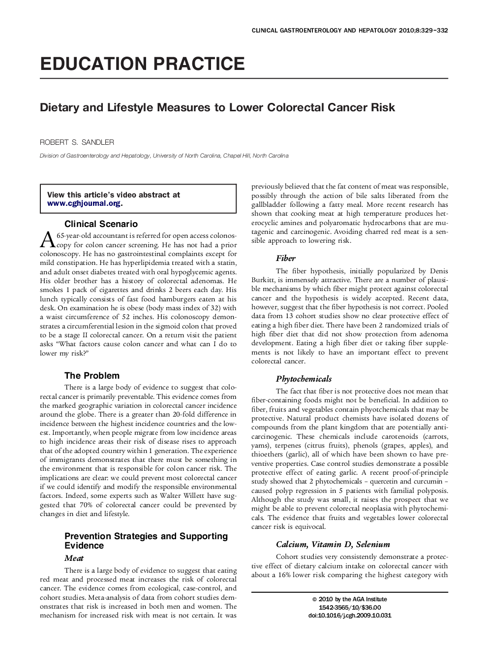 عکس صفحه اول مقاله: Dietary and Lifestyle Measures to Lower Colorectal Cancer Risk Dietary and Lifestyle Measures to Lower Colorectal Cancer Risk
