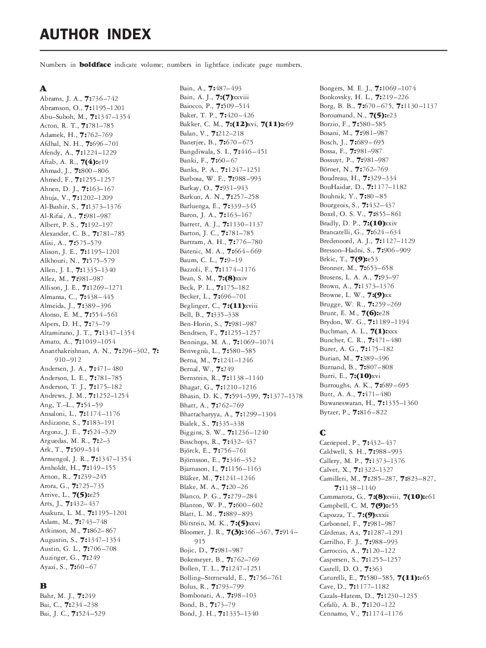 Author Index