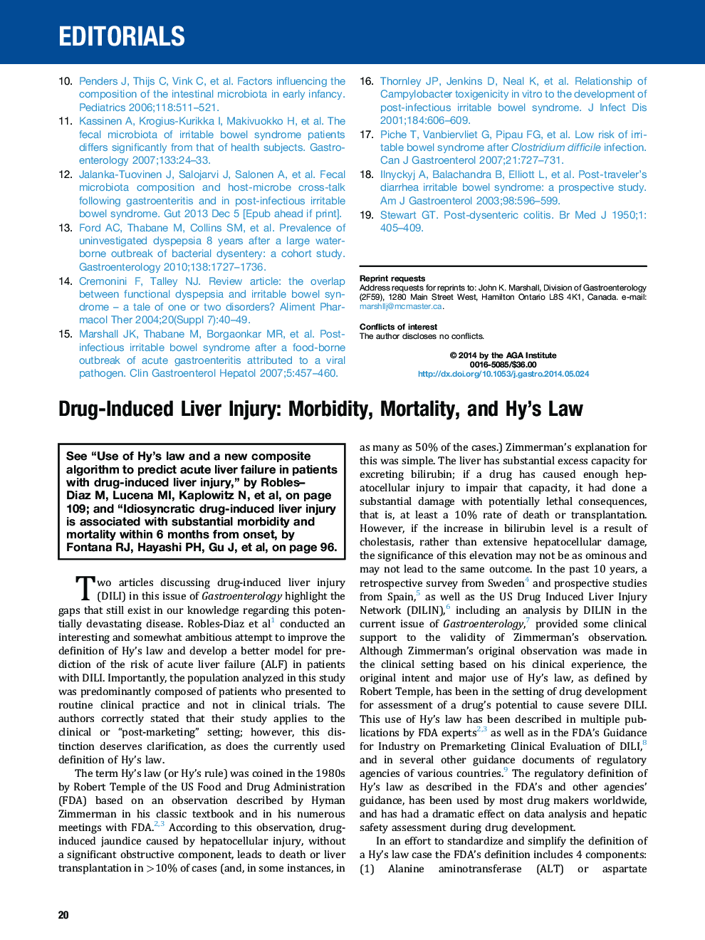 Drug-Induced Liver Injury: Morbidity, Mortality, and Hy's Law