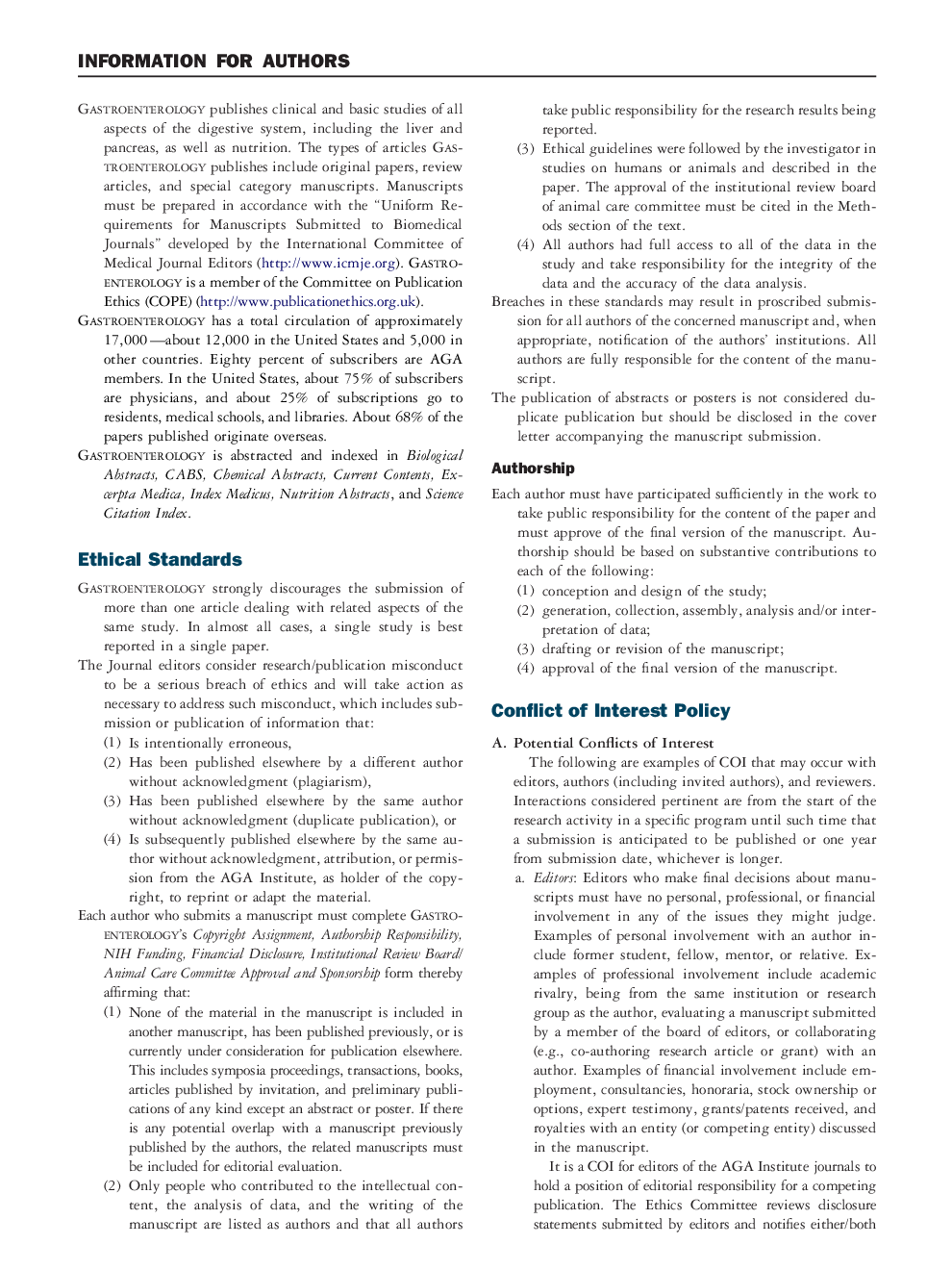 Information for Authors