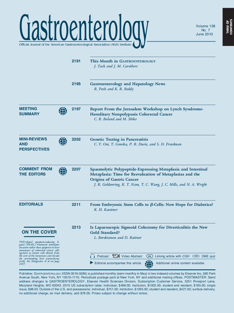 Table of Contents