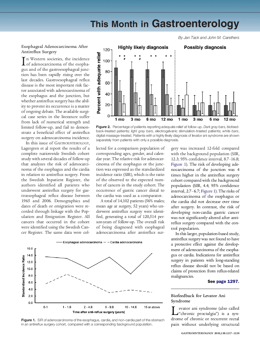 This Month in Gastroenterology