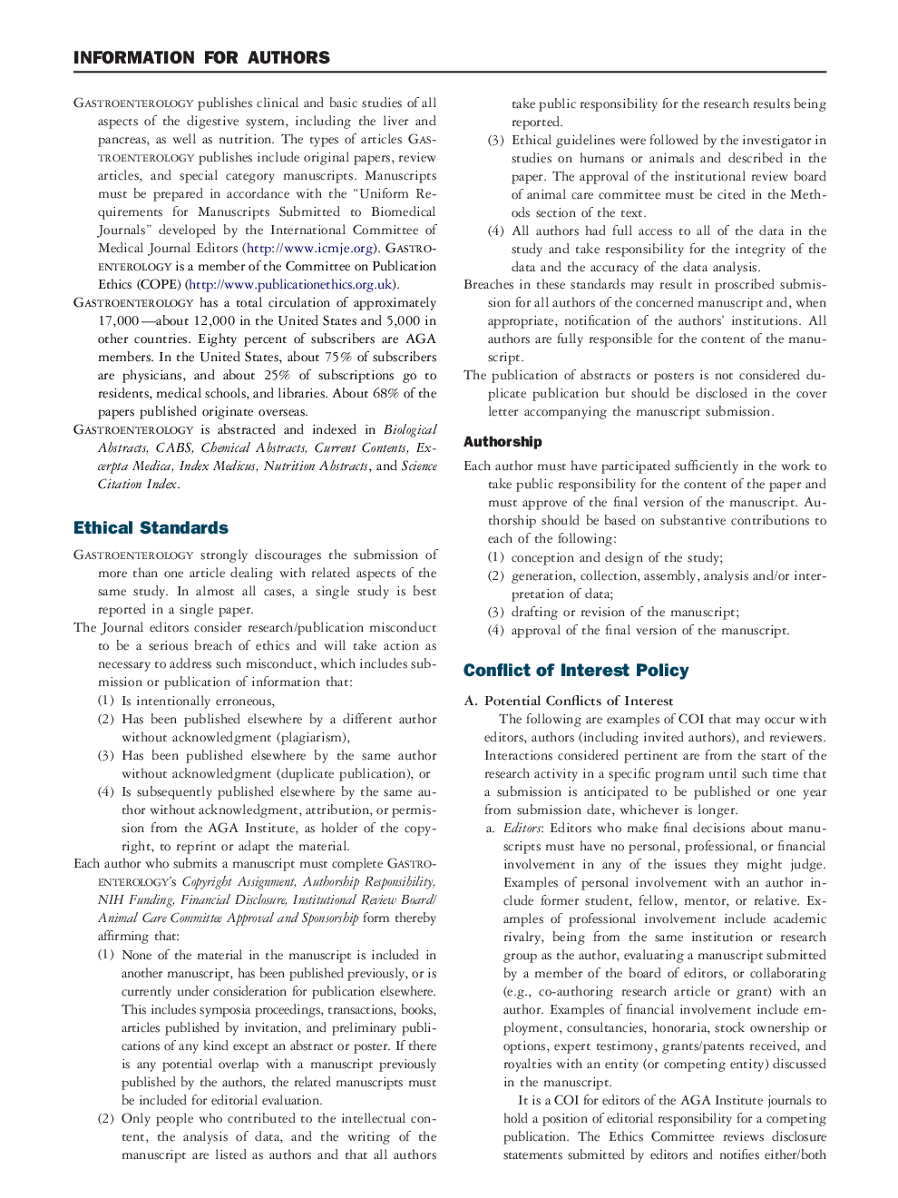 Information for Authors