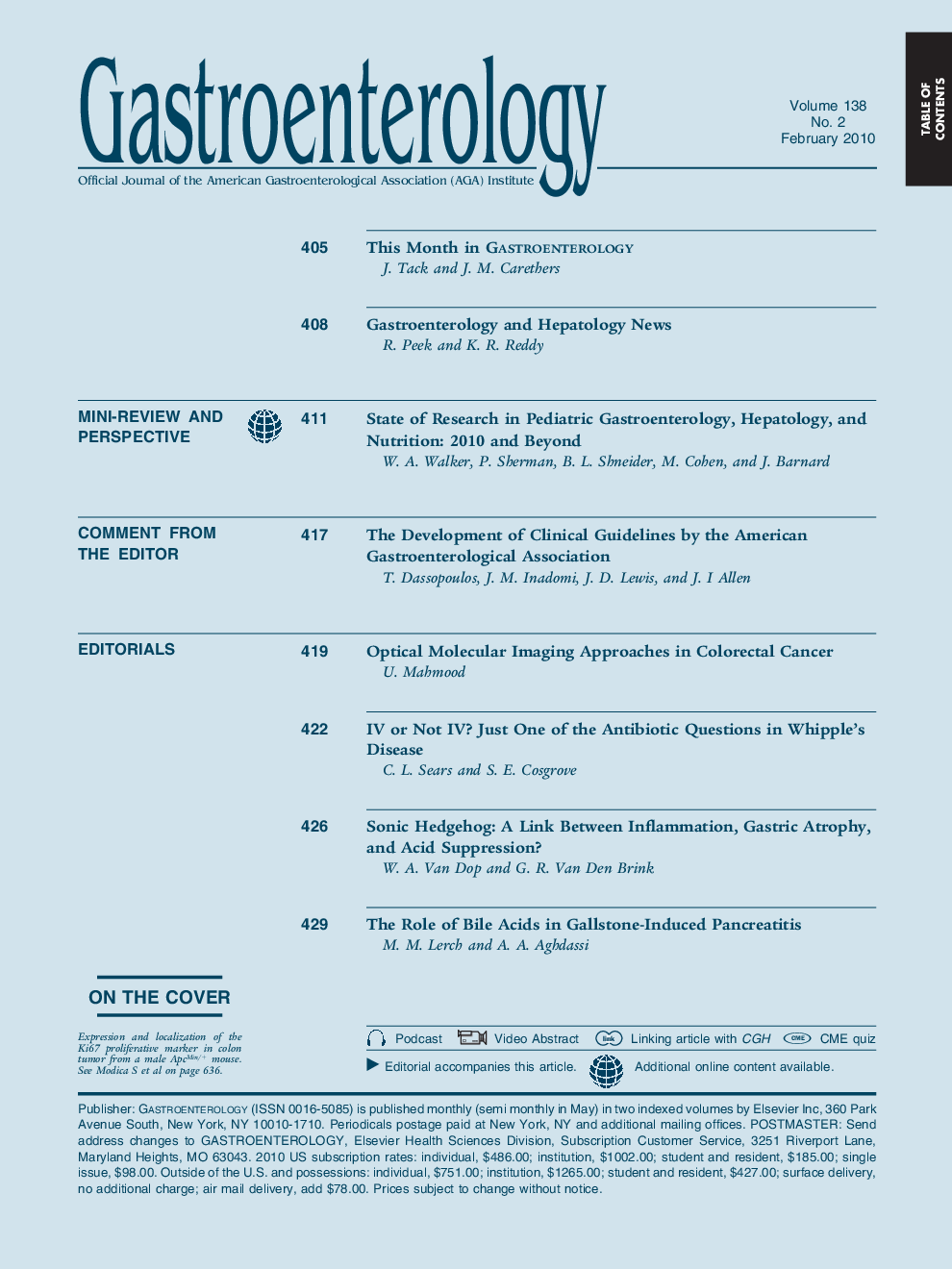 Table of Contents