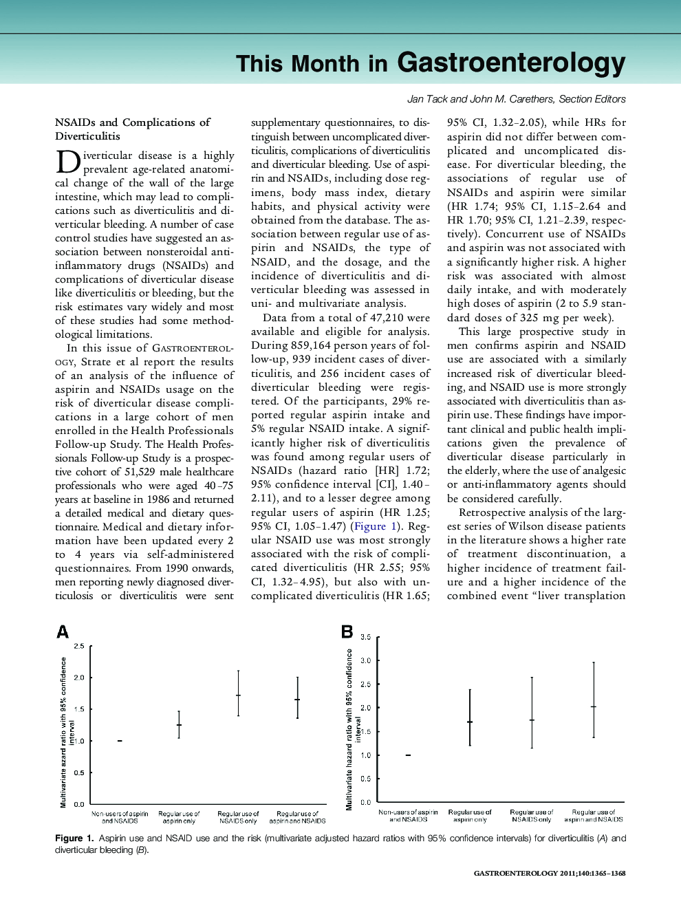 This Month in Gastroenterology