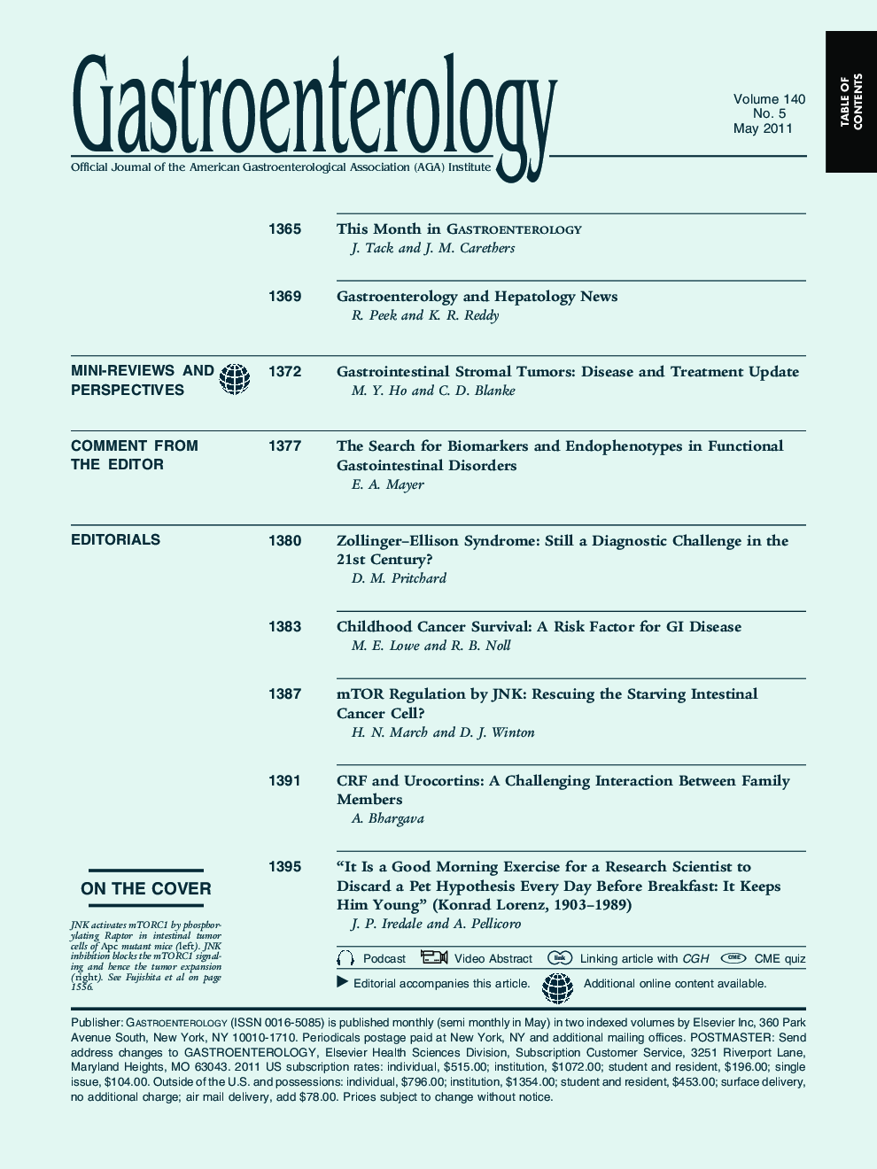 Table of Contents
