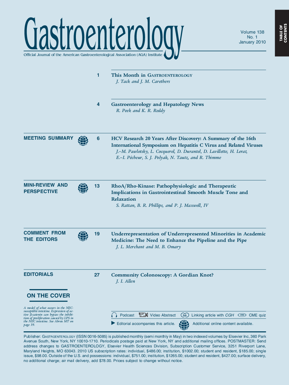 Table of Contents