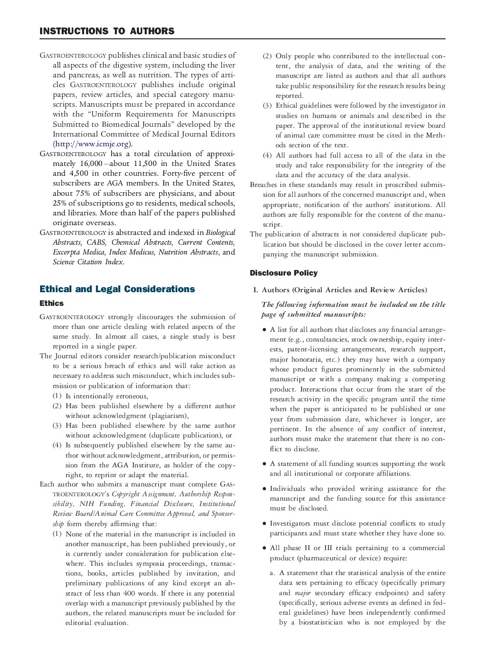 Instructions to Authors