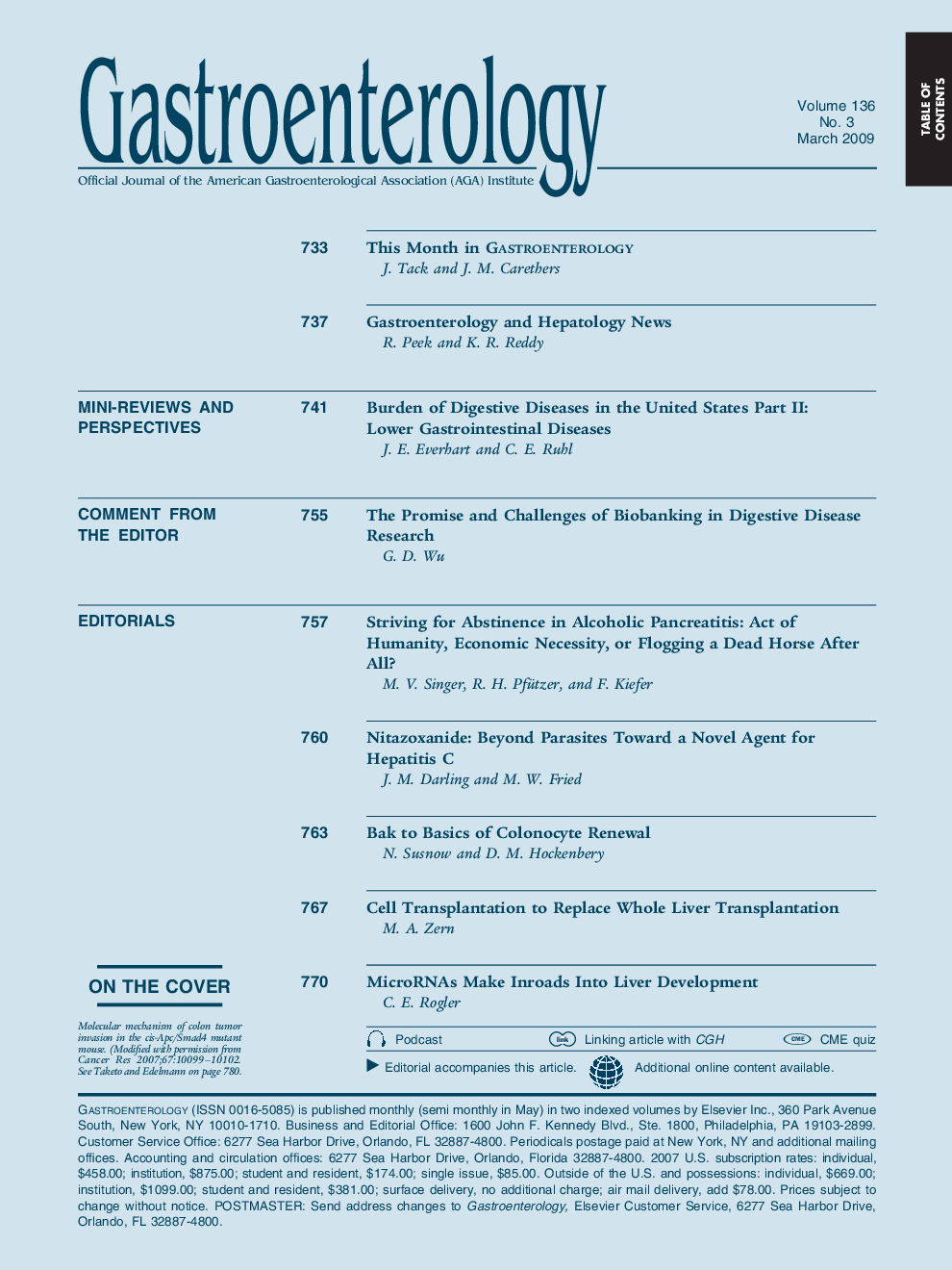 Table of Contents