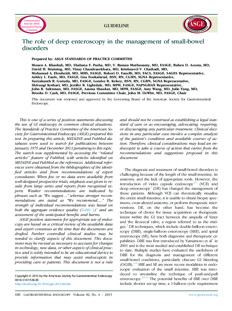 The role of deep enteroscopy in the management of small-bowel disorders