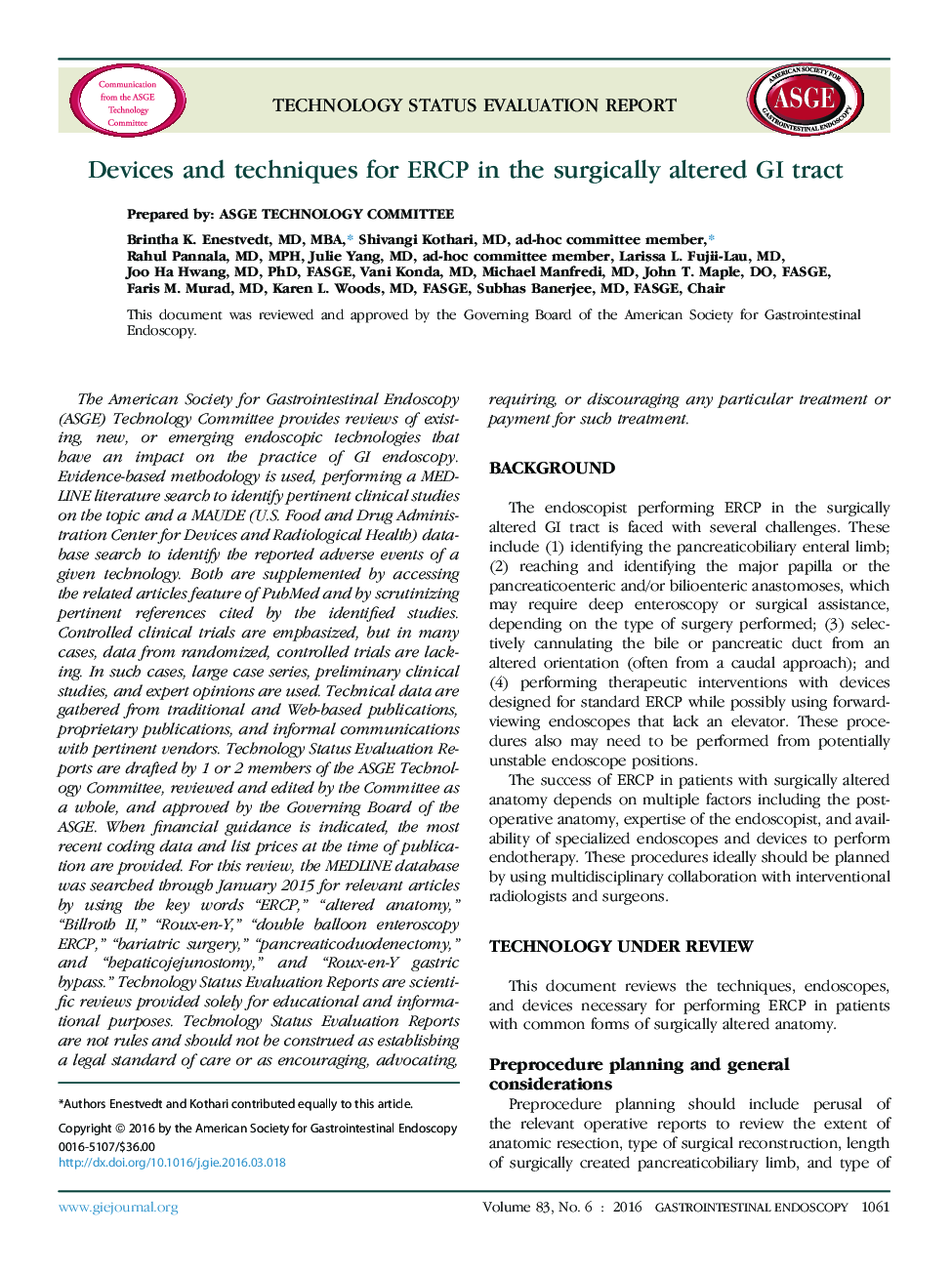 Devices and techniques for ERCP in the surgically altered GI tract