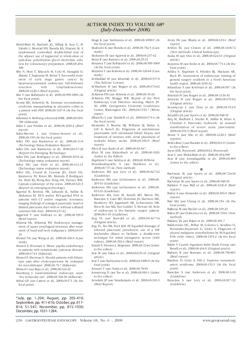Author Index
